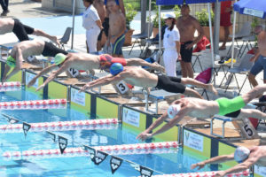 Fabio Servadio nei 50 rana a Riccione 2019